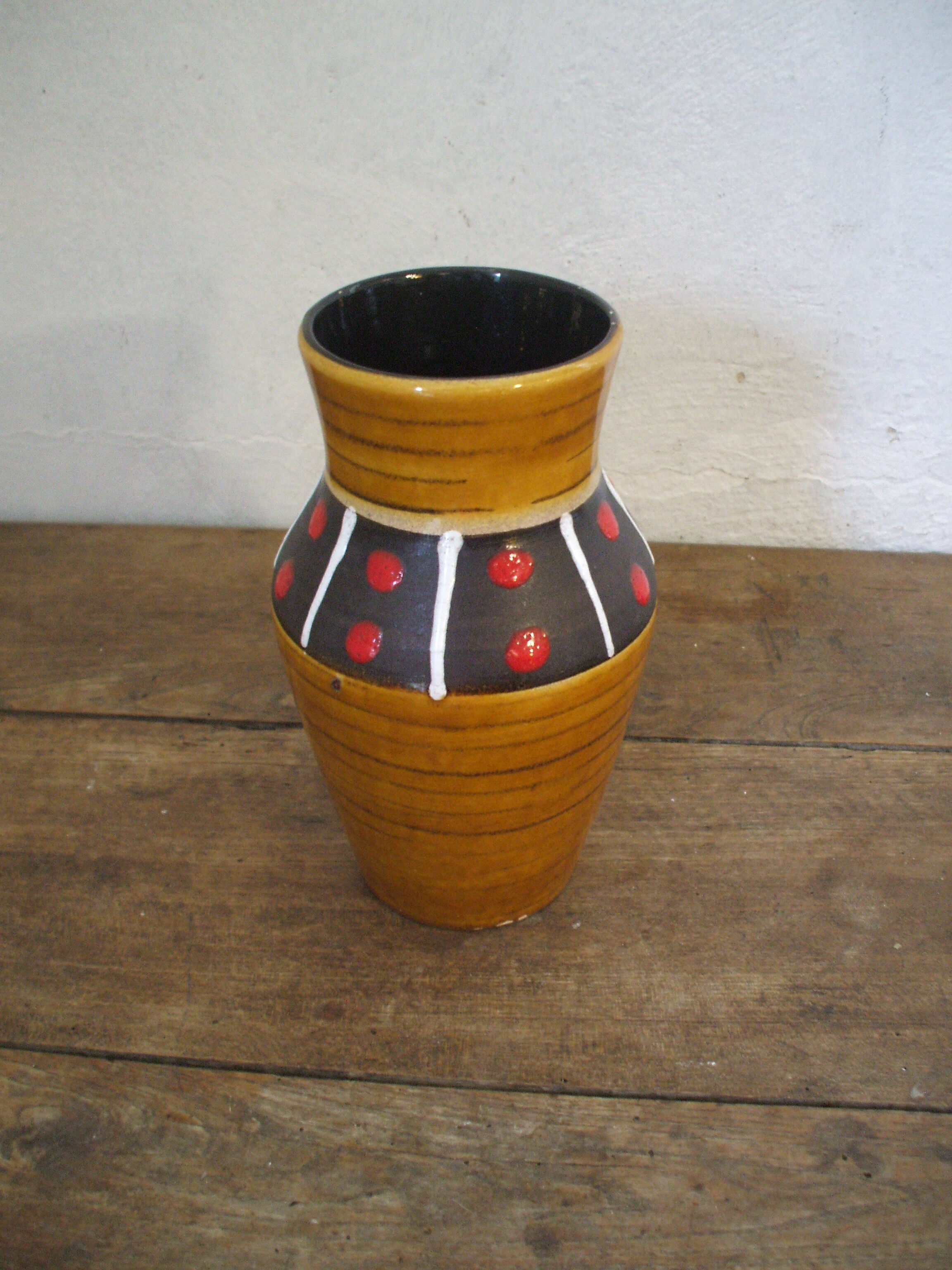 Vase ceramic west germany 249-21