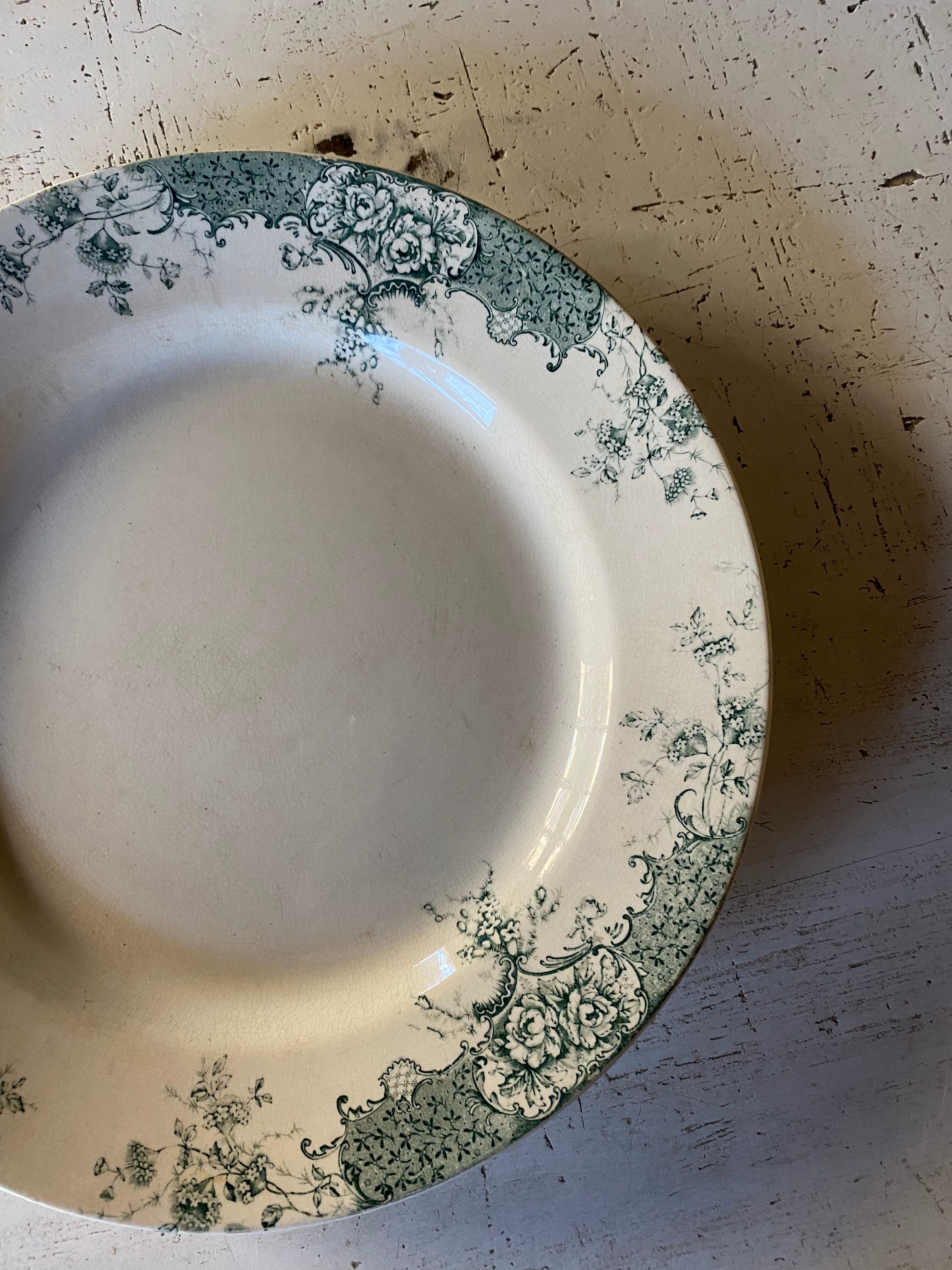 Serving dish Terre de Fer, boulenger model fecamp