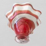 Blown glass cup or vase 1980 Jozefina Krosno