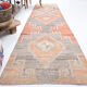 3X11 Oushak Runner Rug, Handmade Runner Rug, 3x11 Runner Rug, 349x86Cm
