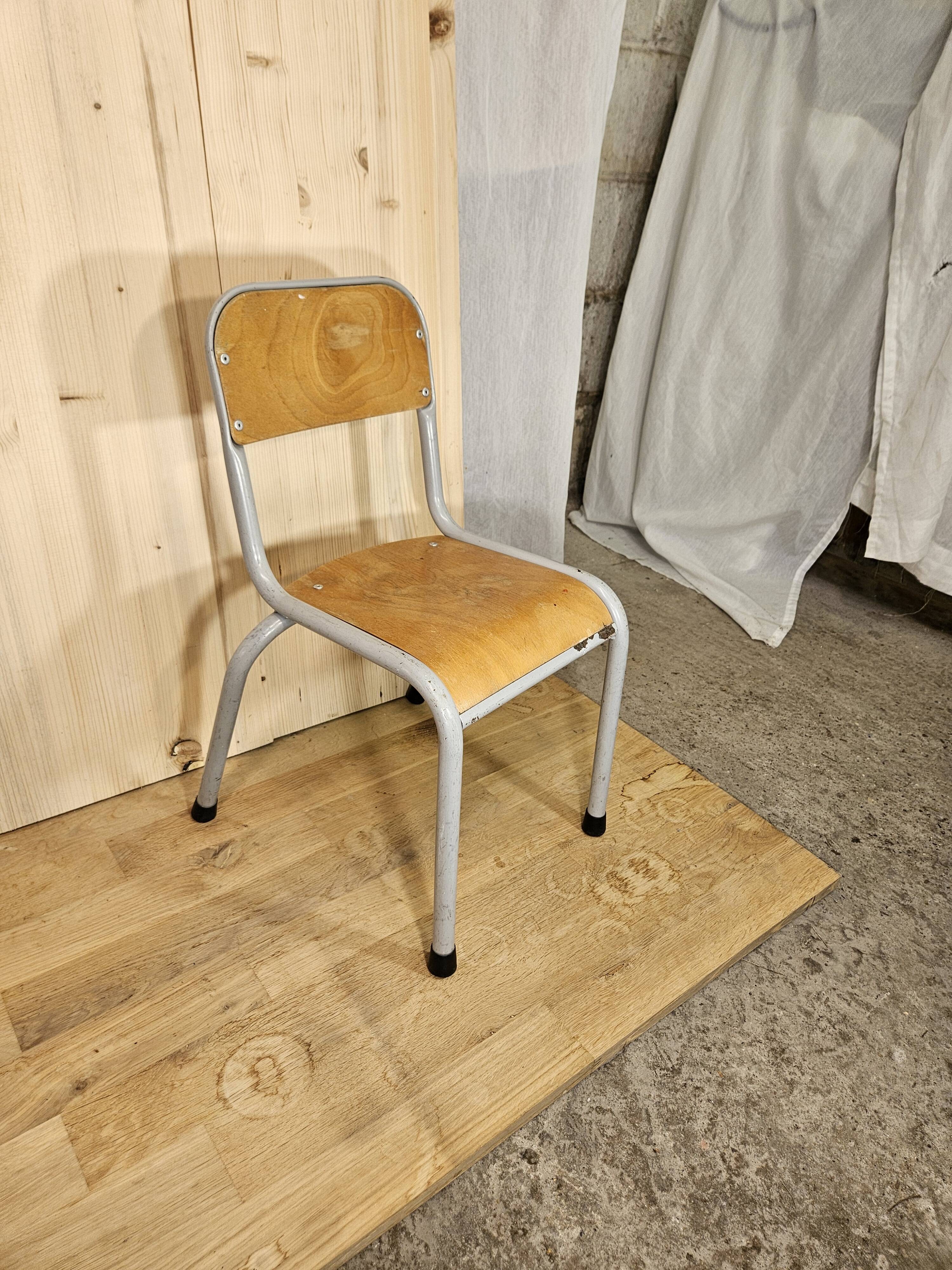Chaise écolier/ chaise enfant 1970