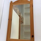 Large mirror 70s/80s solid wood