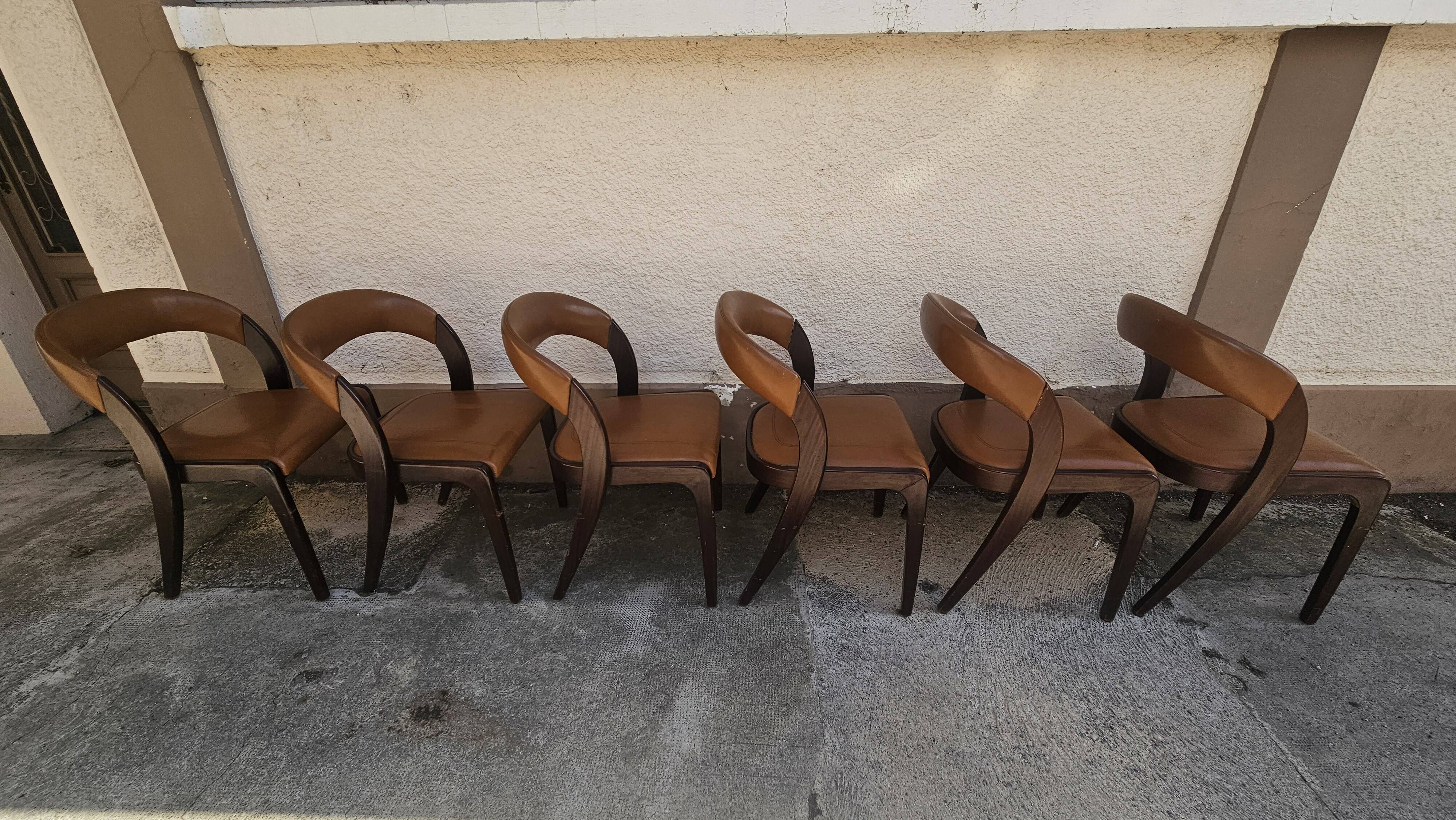 6 Baumann Gondole Chairs