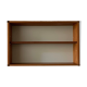 Vintage teak wall bookcase