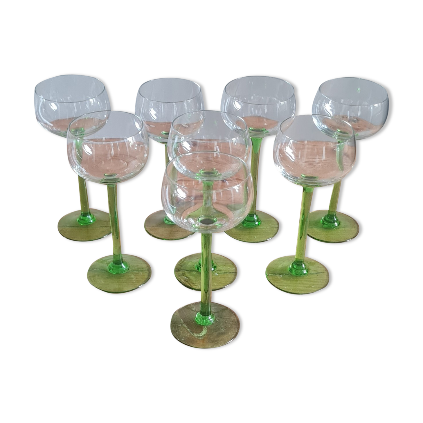 Set of 8 Alsace wine glasses