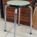 Green formica stool