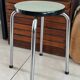 Green formica stool