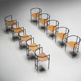 Postmodern "Tokyo" Armchairs by Rodney Kinsman for Bieffeplast, Italy, 1980s