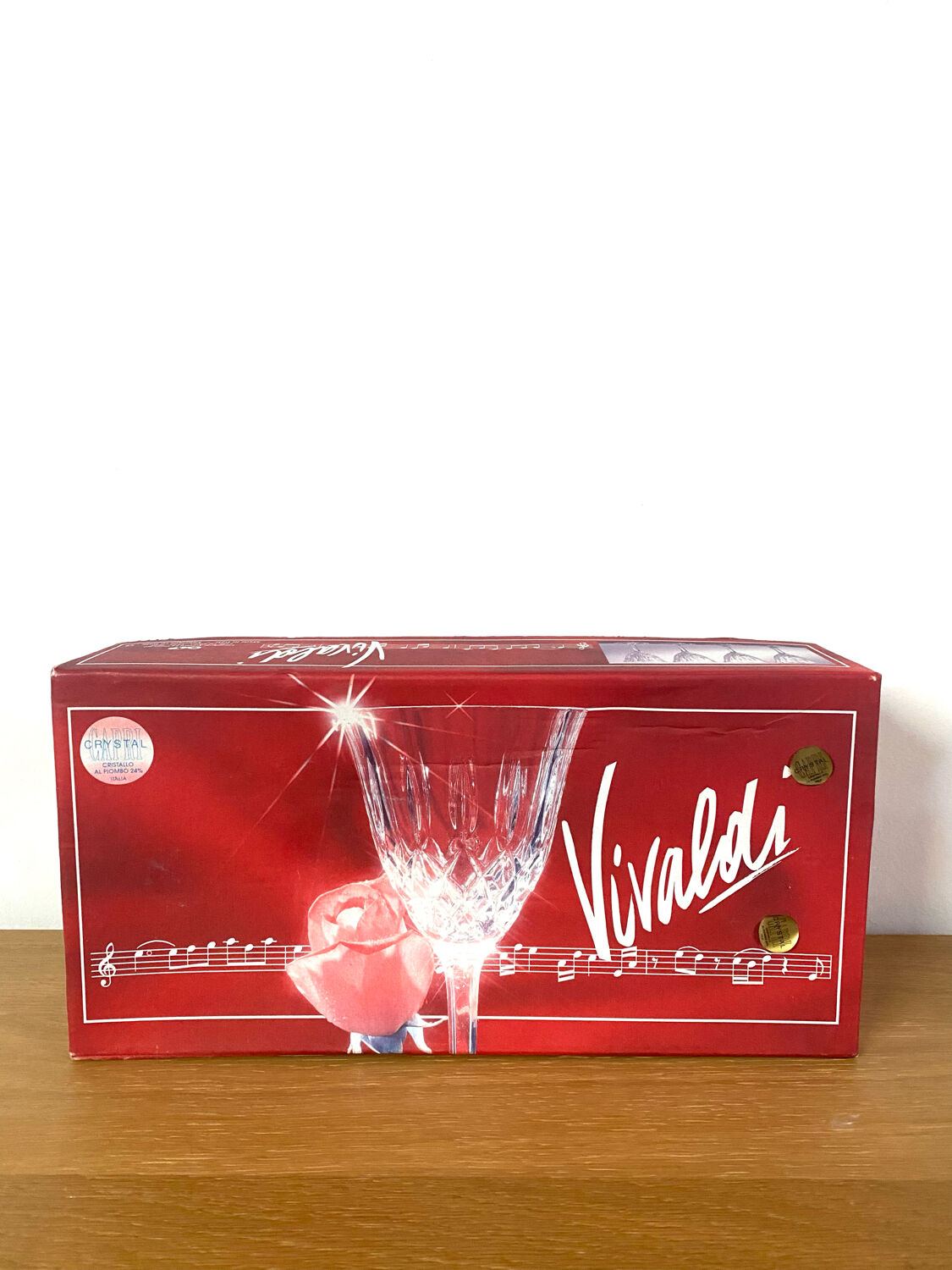 Vintage glass Capri Crystal - model Vivaldi