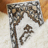 2 vintage flokati carpets