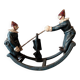 Vintage toy "Painted cast iron clown seesaw" from the 1930s