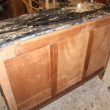Black marble buffet