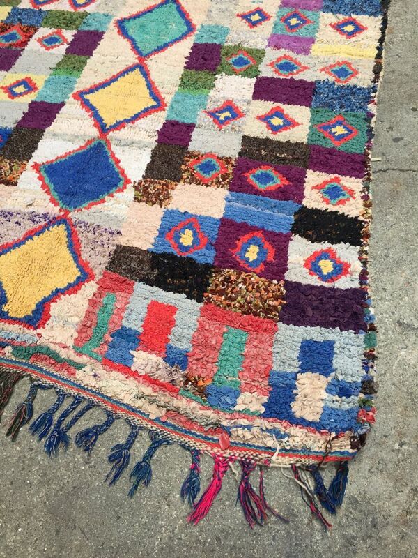 Tapis boucherouite - 250 x 135 cm