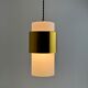 Vintage opaline suspension light from the 1970s