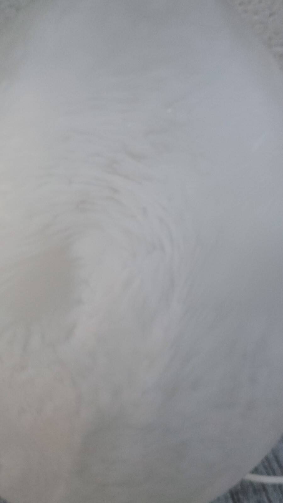 Lampe œuf Domec, verre moucheté de Vianne 1970