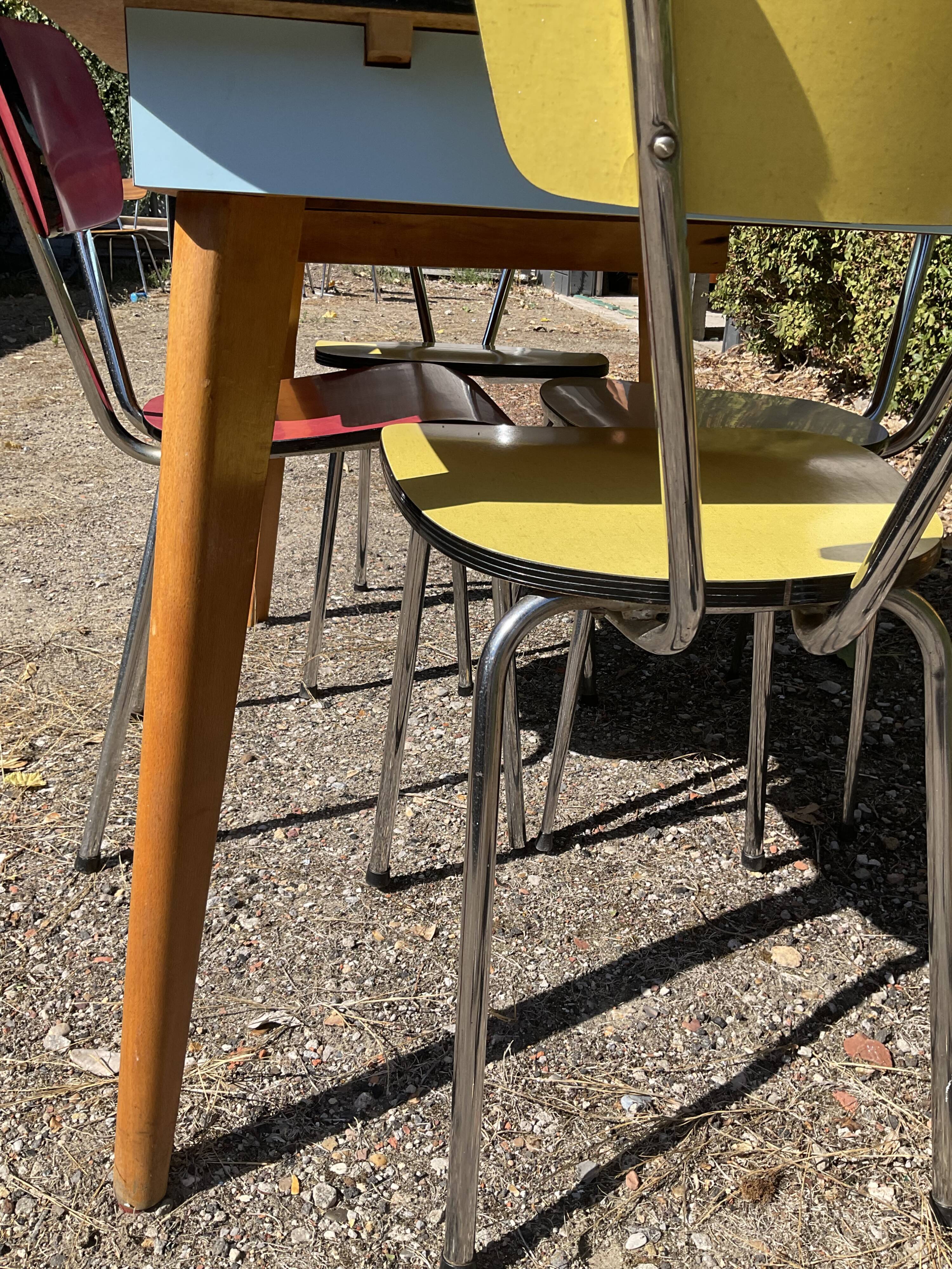 Formica set from the 50s and 60s