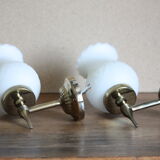 Pair of golden sconces