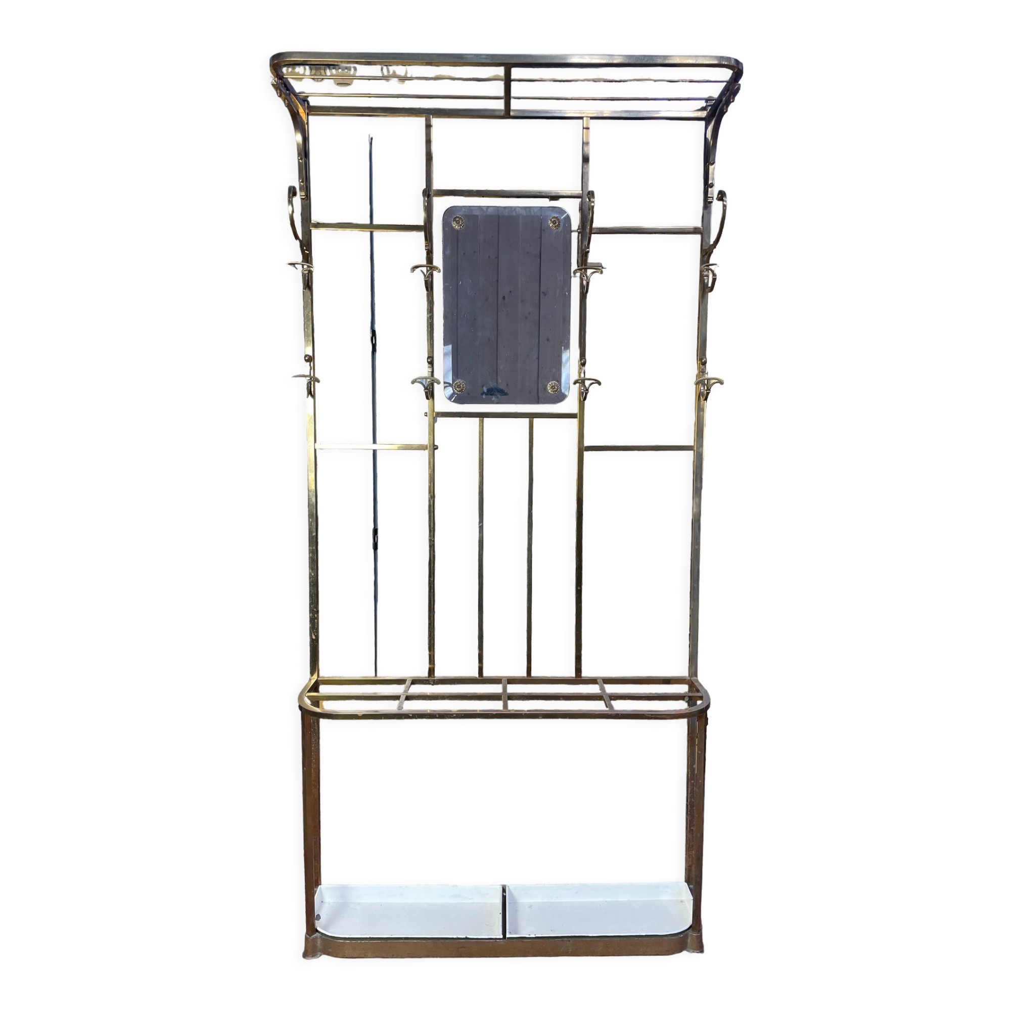 Cloakroom - Solid brass coat rack