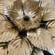 Masca golden flower applique
