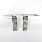 Console Mario en marbre violet veiné Viola par My Habitat Design