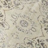 Light Yellow & Brown Vintage Rug, 164x266Cm