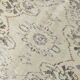 Tapis vintage jaune clair et marron, 164 x 266 cm