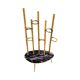 Support de plante Mid-Century Modern – Europe, années 1960-1970, bambou et artistique
