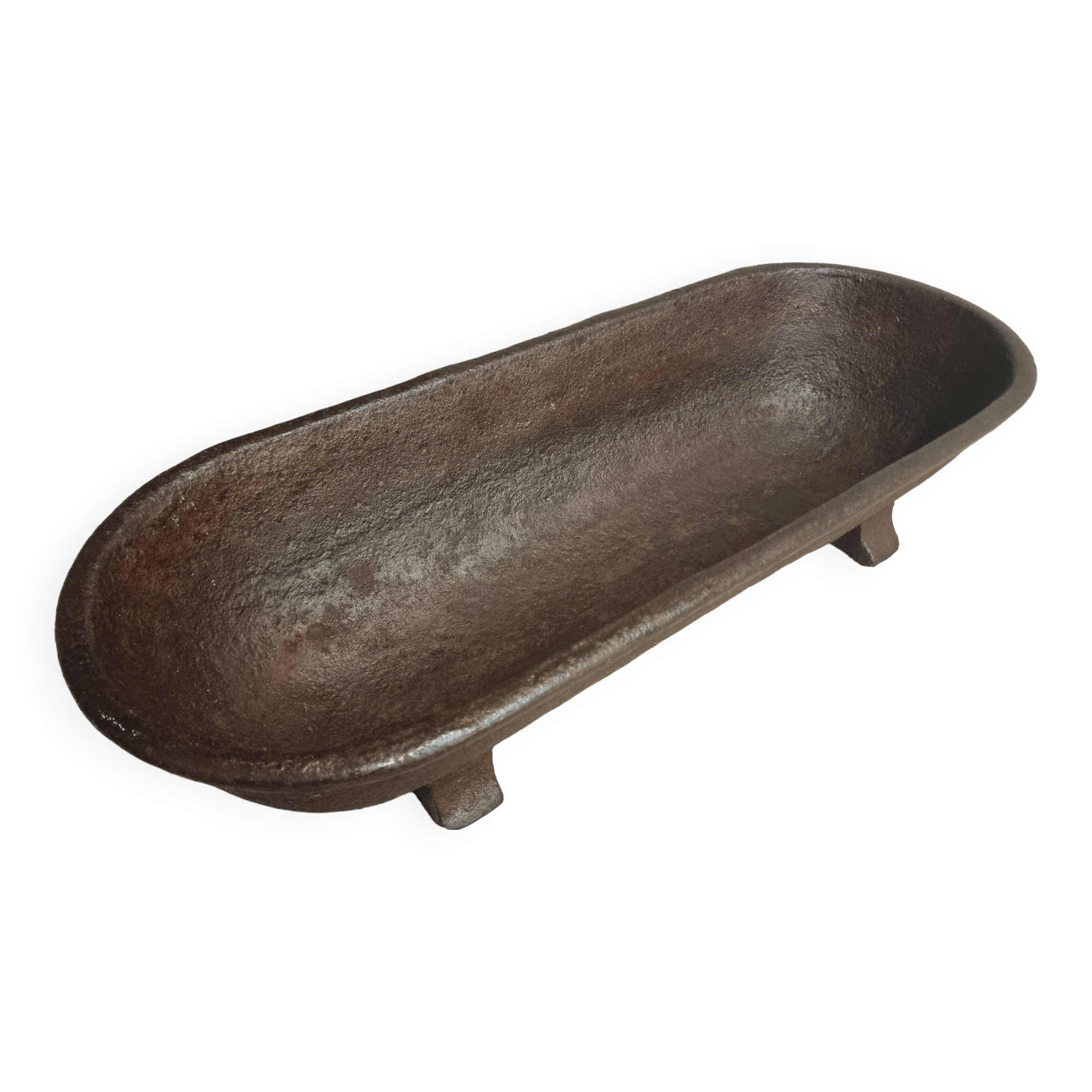 Antique trough water trough flower basin cast iron 29x75 cm