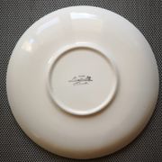 Duo of handmade ceramic plates - Lunéville - mid 20th century
