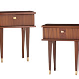 Pair of vintage bedside tables year 50/60