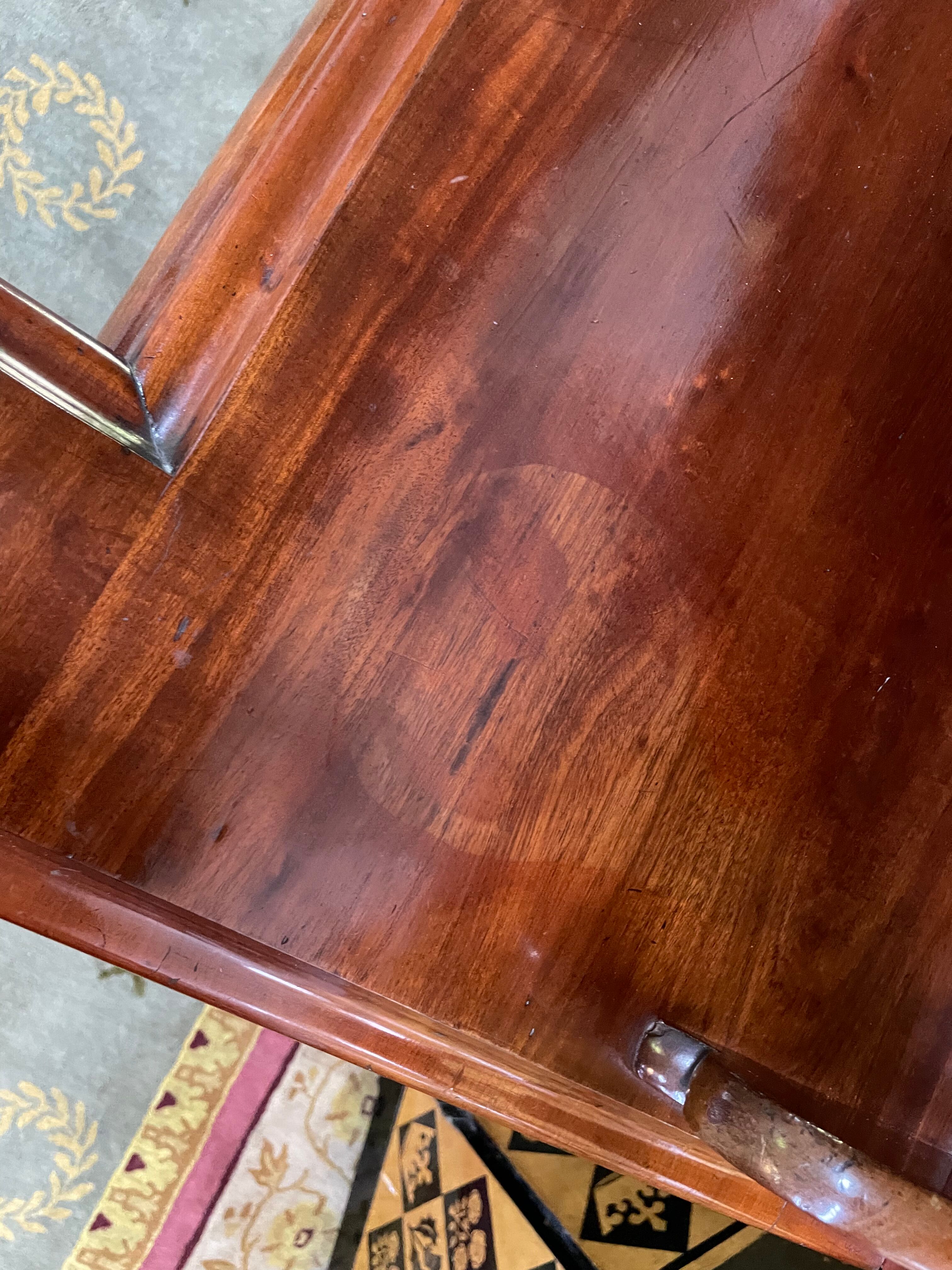 Low English Mahogany Buffet
