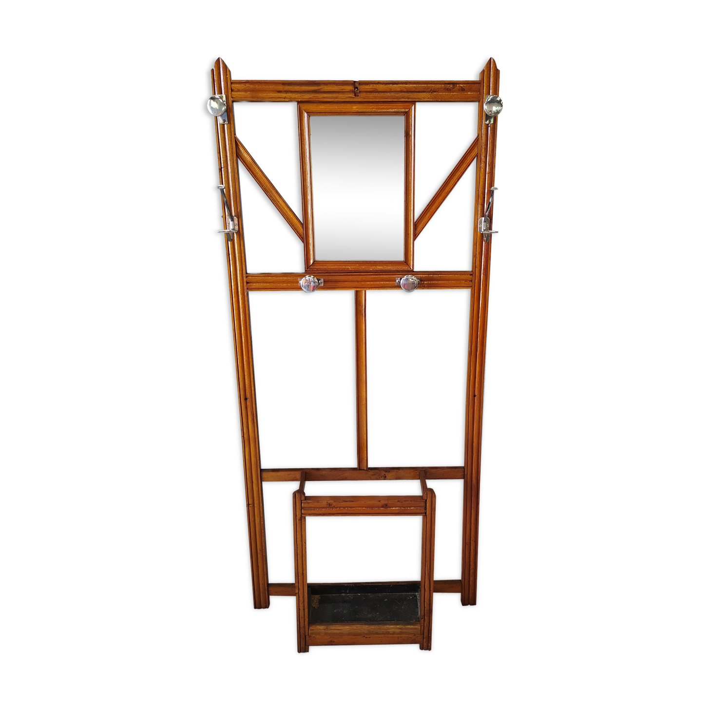 Vintage wardrobe coat door