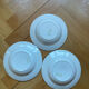 Deep plates André Sarreguemines Digoin blue flowers