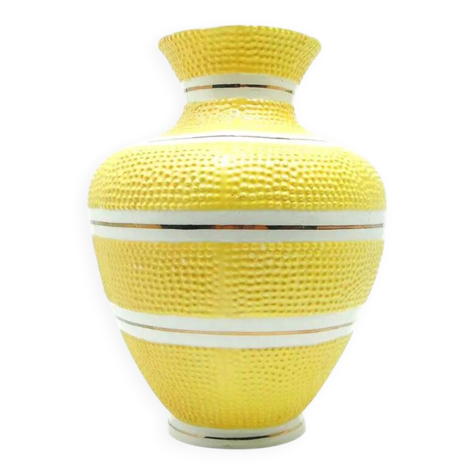 Vase, mid-century modern postmodernism, ceramics, Poland, 1970s