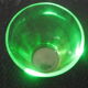 Verre facetté vintage en ouraline