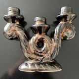 Vallauris ceramic candle holder