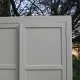 Parisian wardrobe in Clay Green wood – 2 moulded doors – H188 cm