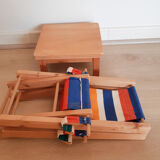 Wooden doll garden furniture