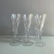 Lot de 6 flûtes cristal St Louis