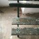 Garden bench foot cast iron art nouveau style
