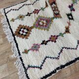Handmade wool Berber rug 258 X 164 CM