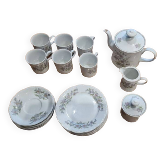 Service à thé en porcelaine Mitterteich Bavaria