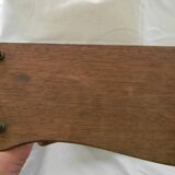 Antique mahogany shelf, 19th century.