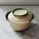 Provençal butter dish in stoneware