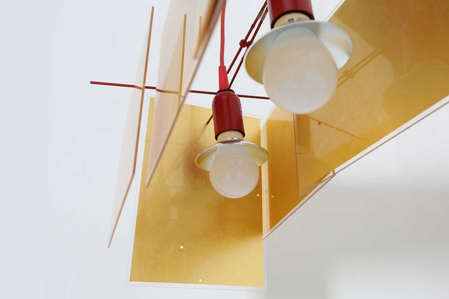 24 karat blau lamp by Ingo Maurer