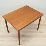 Teak table, Danish design, 1970s, production: Denmark