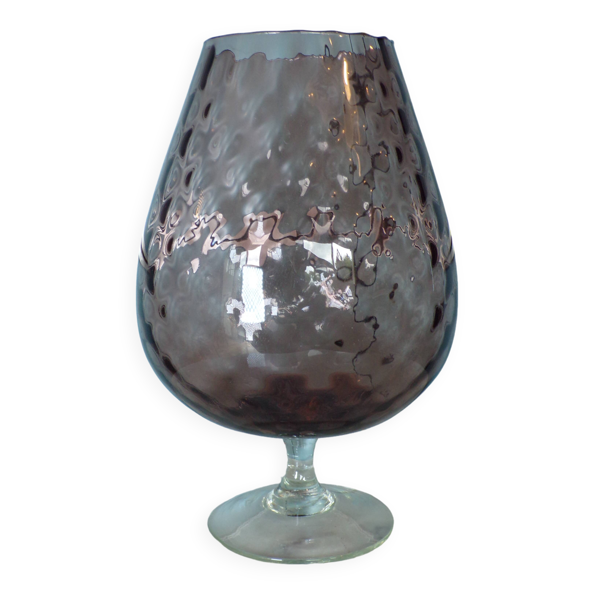 Empoli brown glass vase