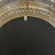Large oriental mirror in pierced metal - H 116 cm
