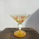 Clichy glass fruit bowl