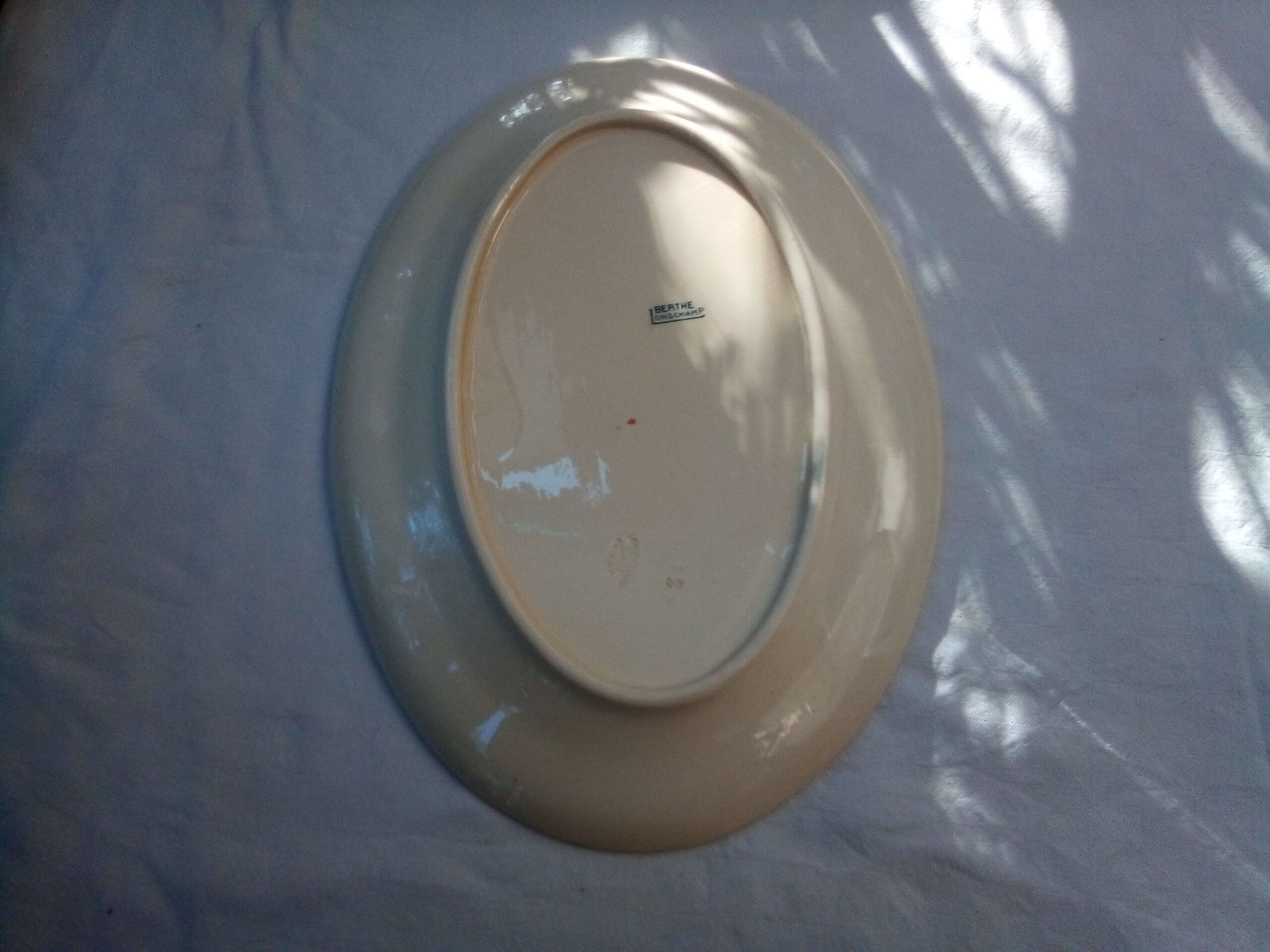 Ensemble de 2 plats Terre de fer Berthe / Longchamp